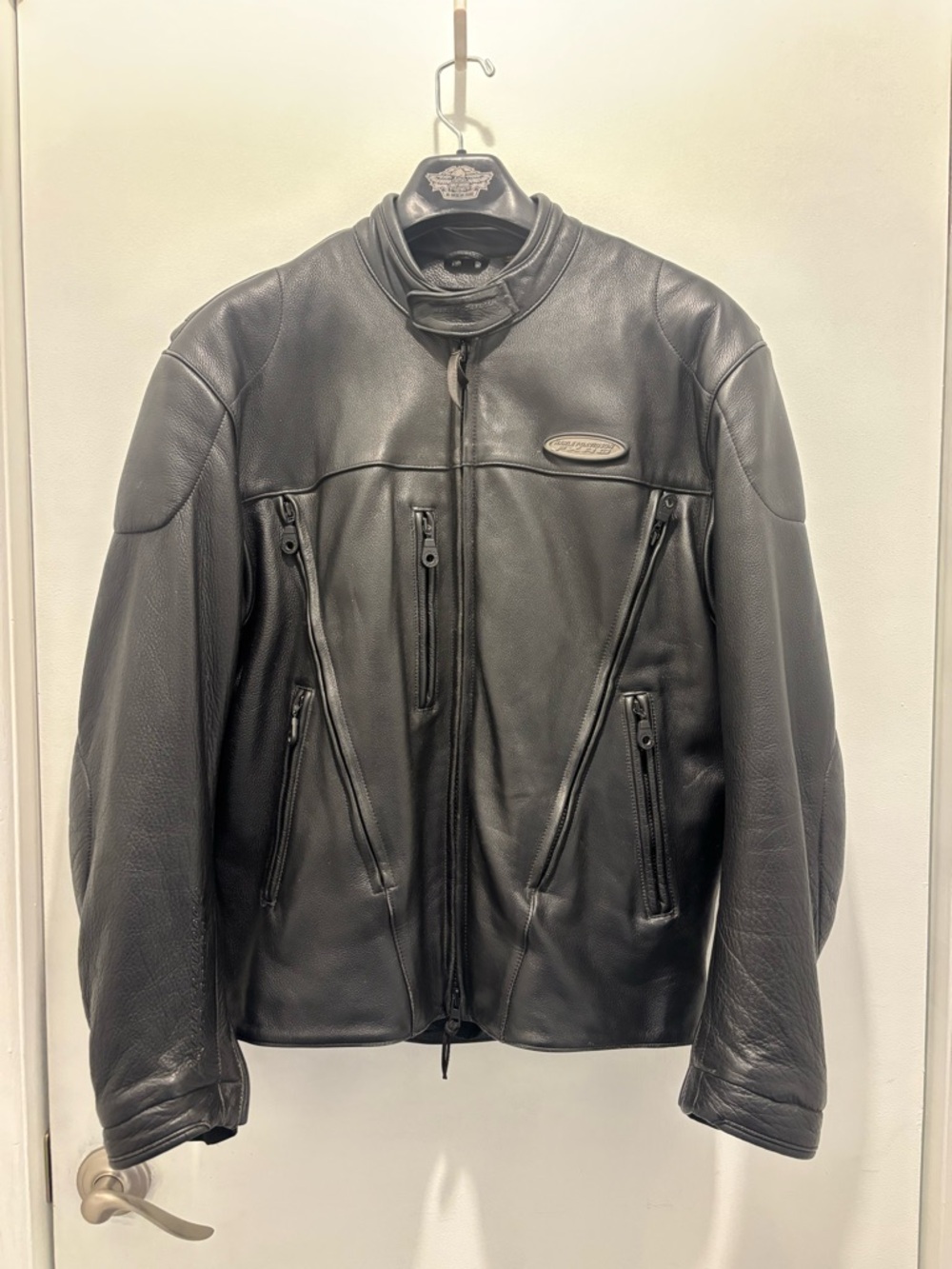 Harley-Davidson FXRG Black Leather Riding Jacket